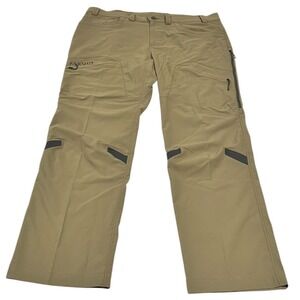 KUIU Kutana Hunting Pants Tan Stretch Nylon Technical Men's 42T